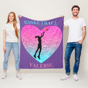 Basketball Fleece Blanket