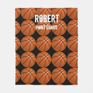 Basketball Fleece Blanket Sports Fans Athletes