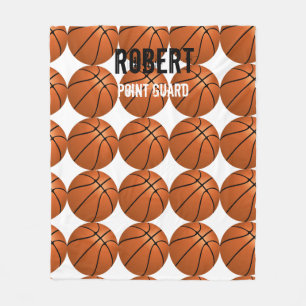 Basketball Fleece Blanket Sports Fans Athletes