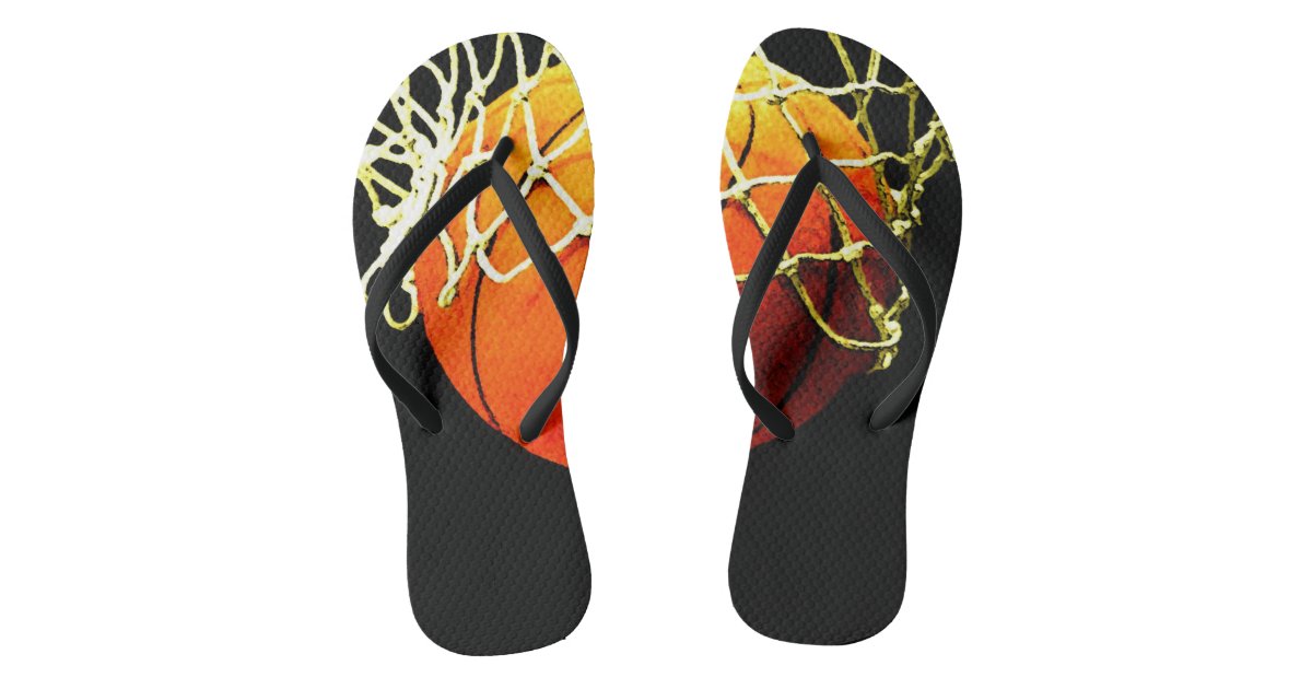 Basketball Flip Flops Zazzle