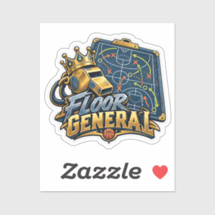 Basketball Floor General Sticker