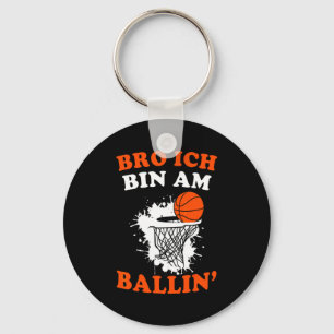Basketball For Coach Men Youth Baller Player Boys Keychain