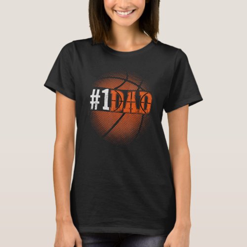 Basketball   For Daddy From Son And Daughter  1 Da T_Shirt