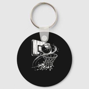 Basketball For Men Boys Women Keychain