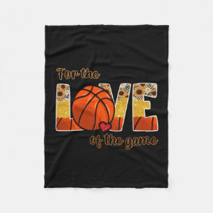Basketball For The Love Of The Game  Fleece Blanket