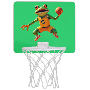 Basketball Frog green mini basketball goal Hoop