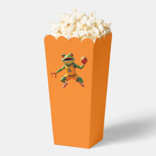 Basketball Frog orange popcorn boxes