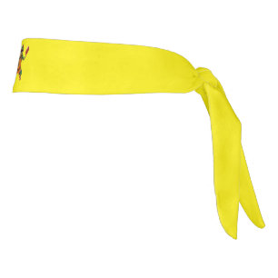 Basketball Frog yellow headband