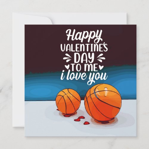 Basketball  from Player with Love Valentines Day  Holiday Card