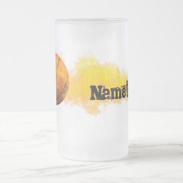 Basketball Frosted Mug (Center)