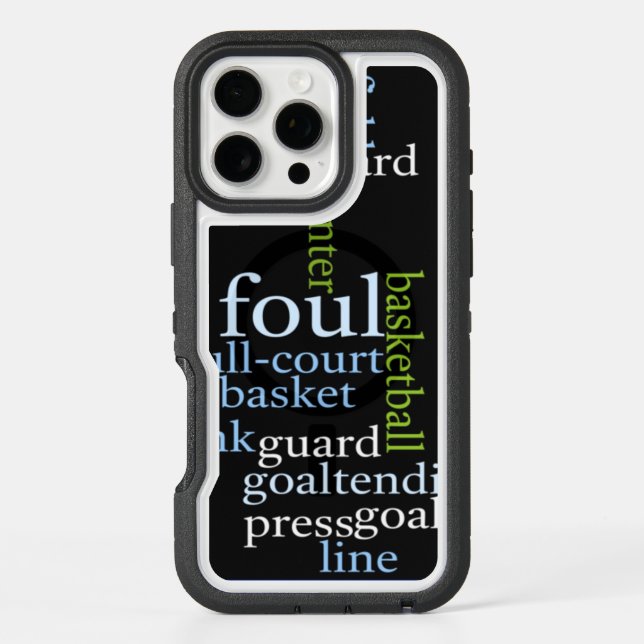 Basketball full court Custom OtterBox Apple iPhone (Back)