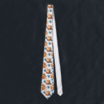 Basketball - Fun Sport Tie<br><div class="desc">Basketball Fun Sport Tie – Watercolor Orange & Blue on White Show off your love for the game with our Basketball Fun Sport Tie. Featuring vibrant watercolor orange and blue basketball designs on a white background, this tie adds a playful touch to your outfit. The back is solid white, keeping...</div>
