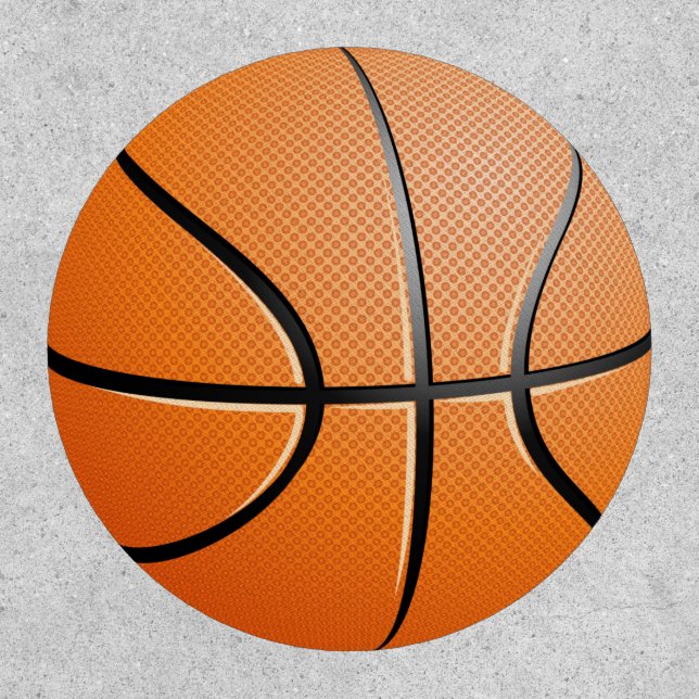 Basketball Fun Sports Game Christmas Holidays Patch (Front)