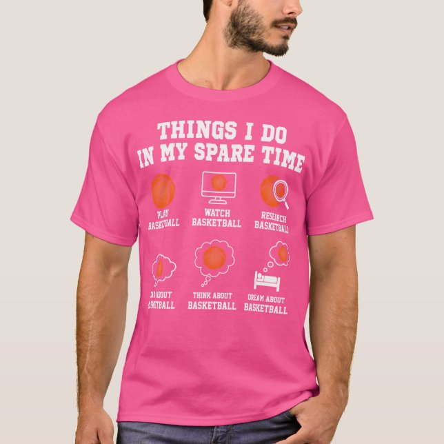 Basketball Fun Time T-Shirt (Front)