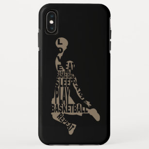 basketball funny sayings iPhone XS max case