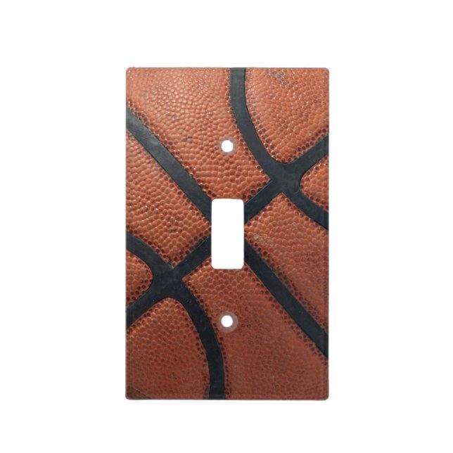 Basketball Game Ball Light Switch Cover (Front)