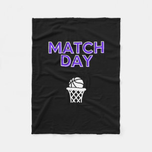 Basketball Game Day 1  Fleece Blanket