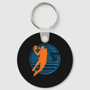 Basketball Game Dunk Player Court Sport Ball Team  Keychain