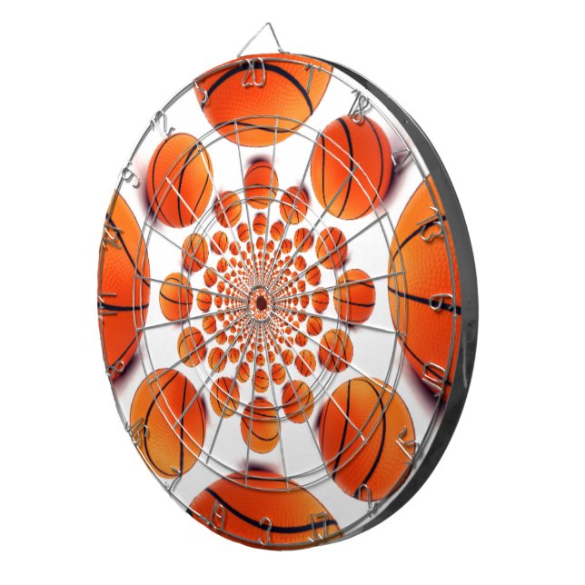 Basketball Game of Champions: Court Vision Kaleida Dartboard With Darts (Front Right)