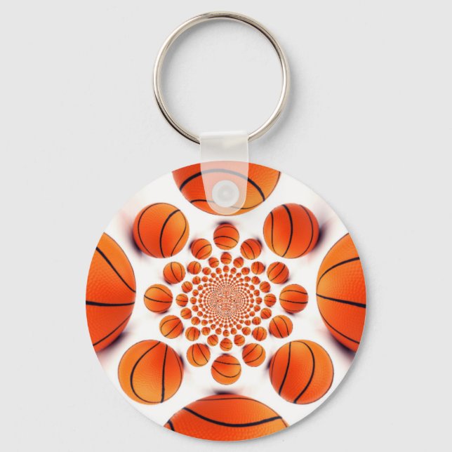 Basketball Game of Champions: Court Vision Kaleida Keychain (Front)