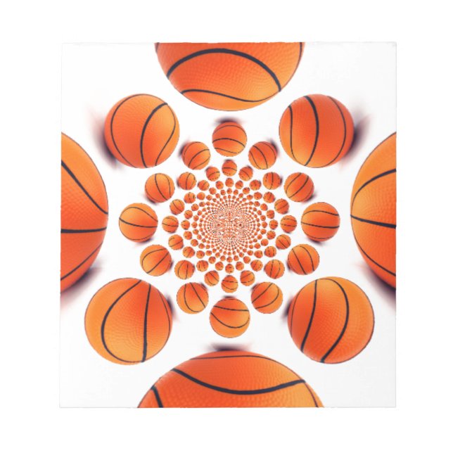 Basketball Game of Champions: Court Vision Kaleida Notepad (Front)