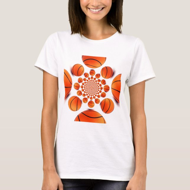 Basketball Game of Champions: Court Vision Kaleida T-Shirt (Front)