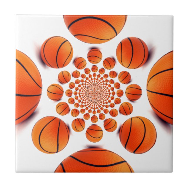 Basketball Game of Champions: Court Vision Kaleida Tile (Front)