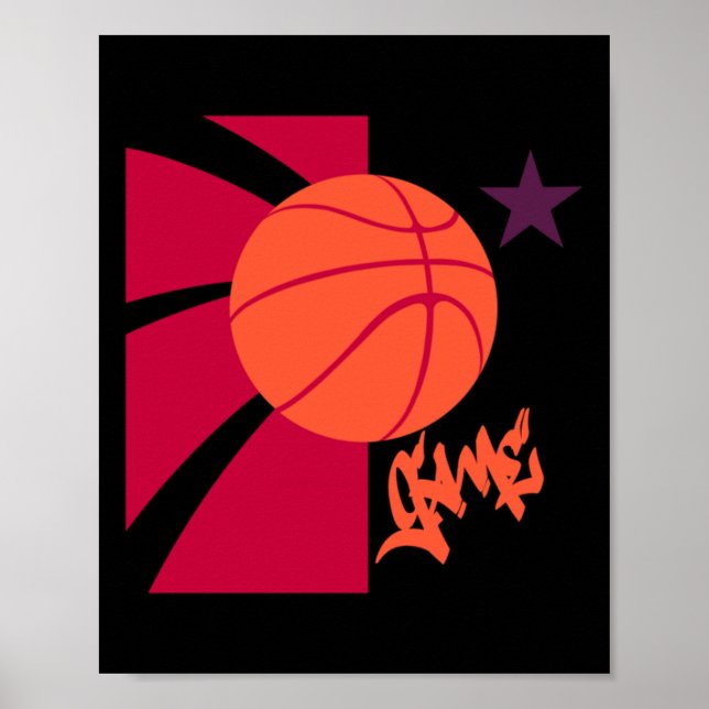 Basketball Game  Poster (Front)
