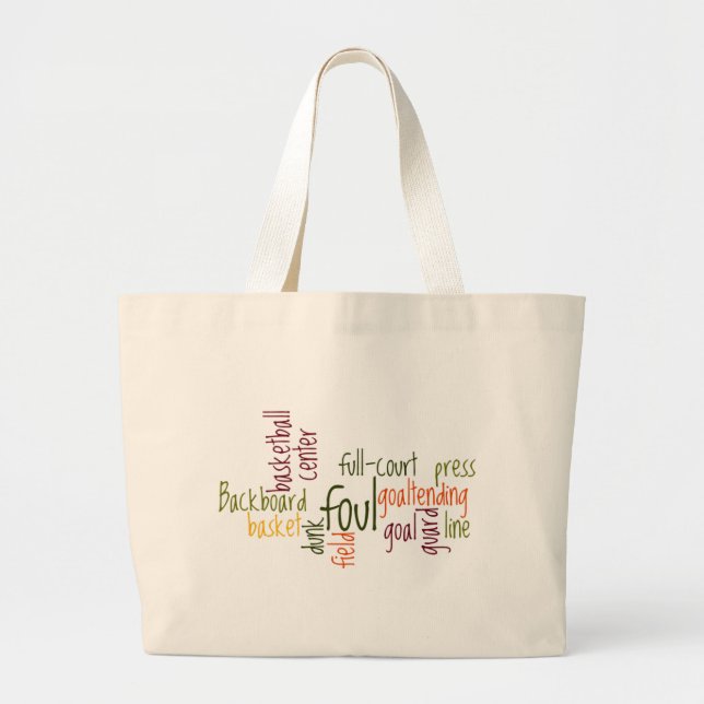 Basketball games.png large tote bag (Front)