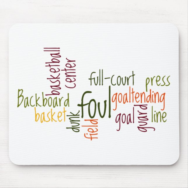 Basketball games.png mouse pad (Front)