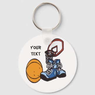 basketball gear keychain