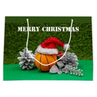 Basketball gift bag Merry Christmas