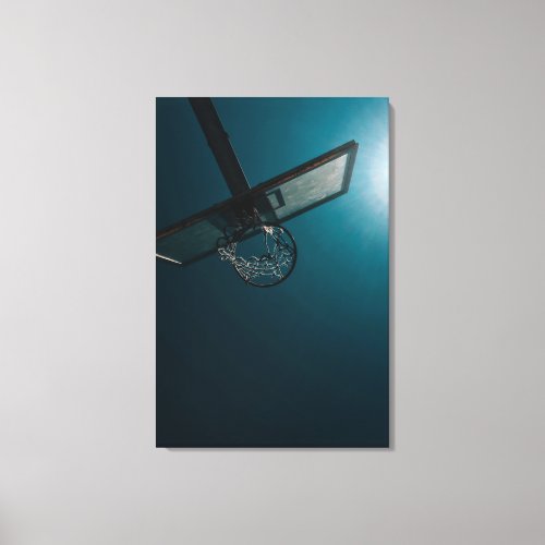 Basketball gift canvas print