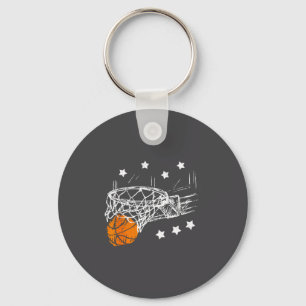 Basketball Gift For Coach Men Youth Baller Player Keychain