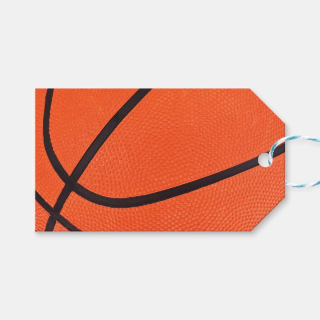 Basketball Gift Tags (Front (Horizontal))