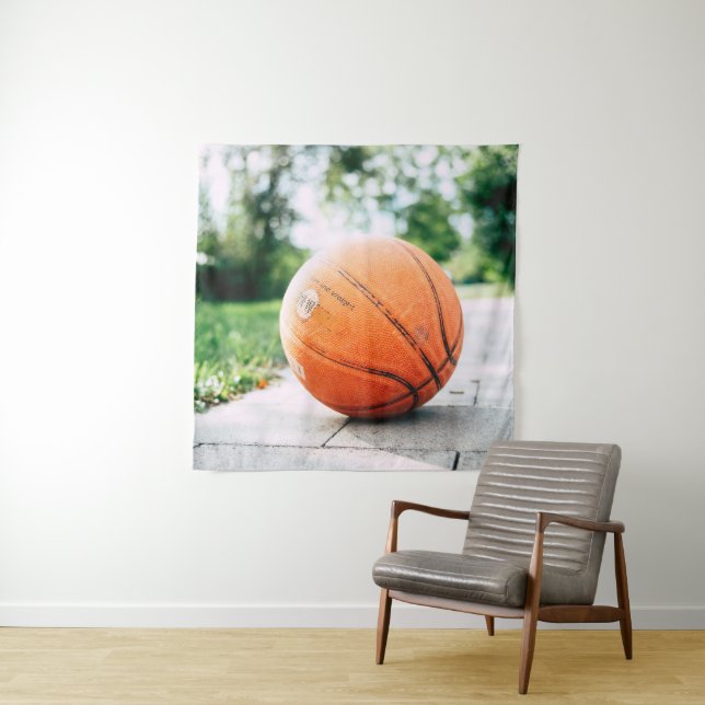 Basketball gift tapestry (In Situ)