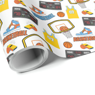 Basketball Gift Wrapping Paper