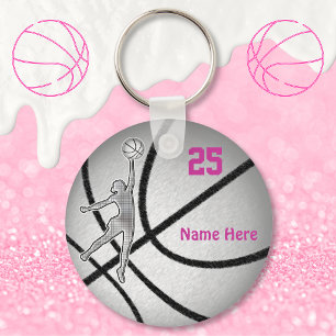 Basketball Gifts for Girls Team PERSONALIZED Keychain