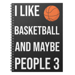 Basketball Gifts For Teenagers Notebook