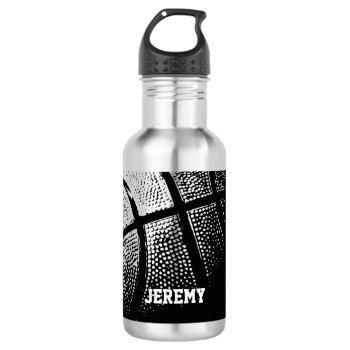 Basketball Gifts Personalized Sports Water Bottles by logotees at Zazzle