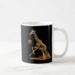 Basketball Giraffe Animal Art Drawing Basketball L Coffee Mug