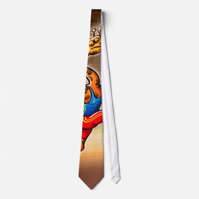 Basketball Giraffe Neck Tie (Front)
