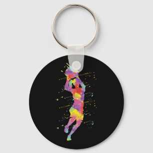 Basketball Girl 2 Keychain