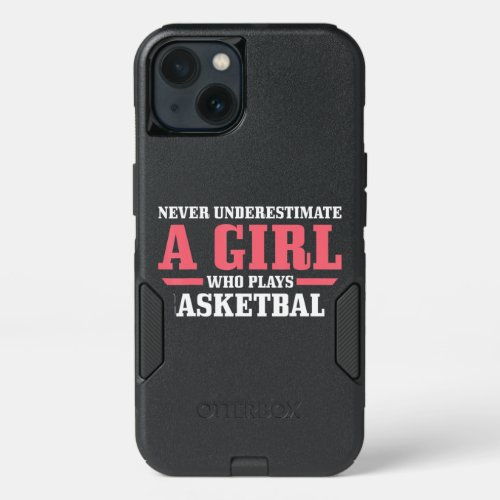 Basketball Girl Boys Gifts iPhone 13 Case