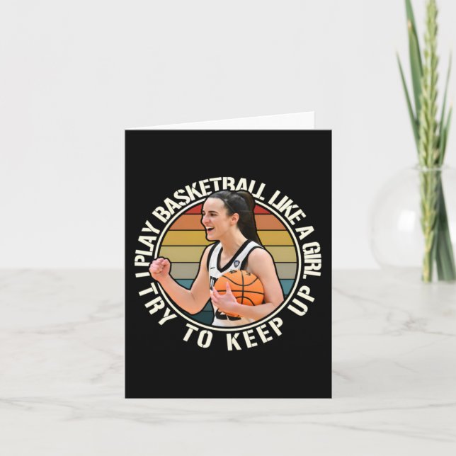 Basketball Girl  Card (Front)