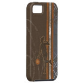 Basketball Girl iPhone 5 Case (Back/Right)
