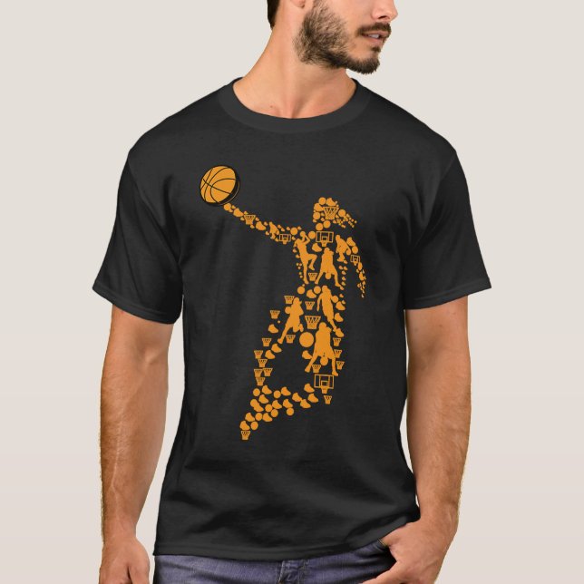 Basketball Girl Sign Basketballer Girls Who Love T T-Shirt (Front)