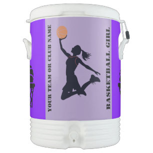 Basketball Girl Team, Basketball Sport Club Bevera Beverage Cooler