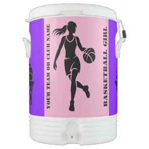 Basketball Girl Team, Basketball Sport Club Bevera Beverage Cooler