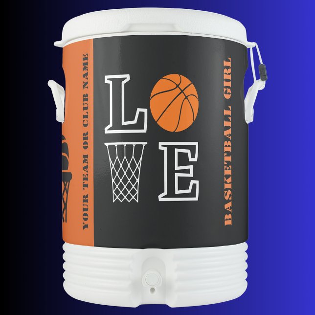 Basketball Girl Team, Basketball Sport Club Beverage Cooler (Creator Uploaded)
